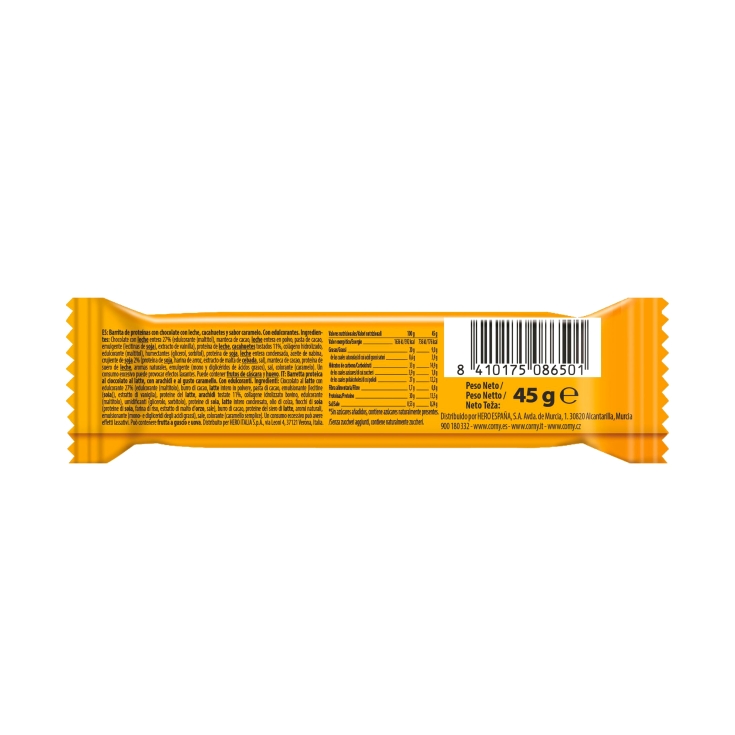 barrita protein peanut caramel, 45g
