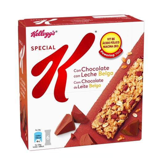 barritas chocolate leche, pk-6