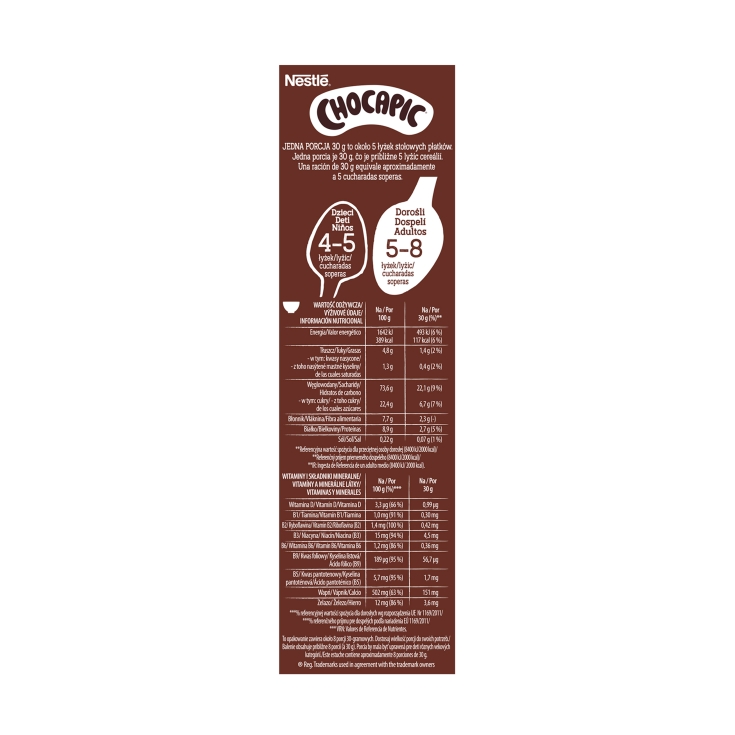 cereales chocolate chocapic bolsa, 250g