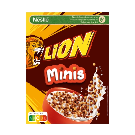 cereales caramelo y chocolate mini, 300g