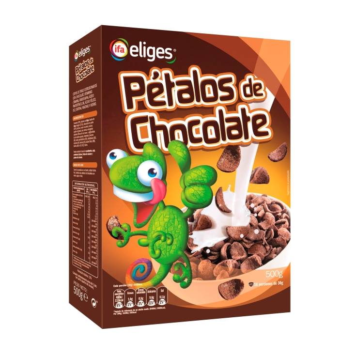cereales pétalos chocolate, 500g