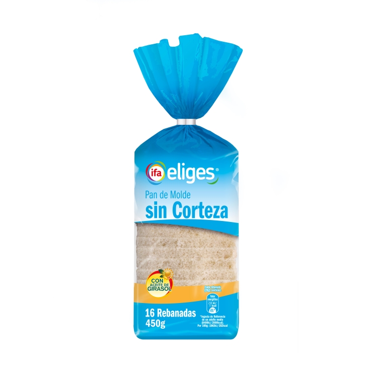 pan molde s/corteza, 450g