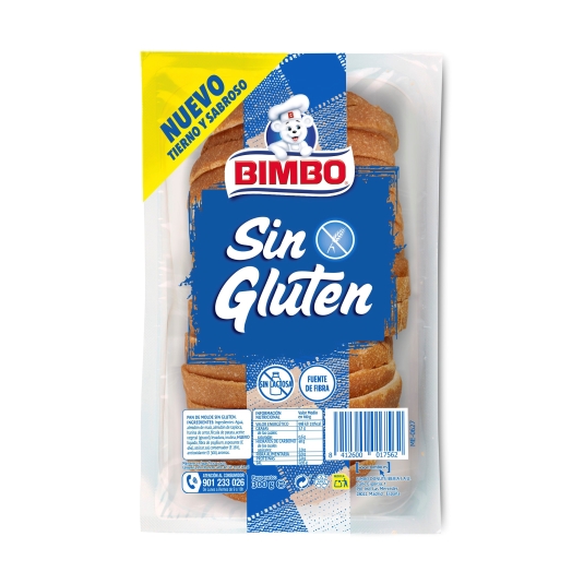 pan de molde blanco sin gluten, 300g