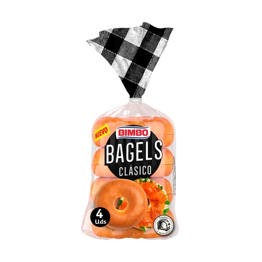 pan bagels clásico 4 uds, 300g