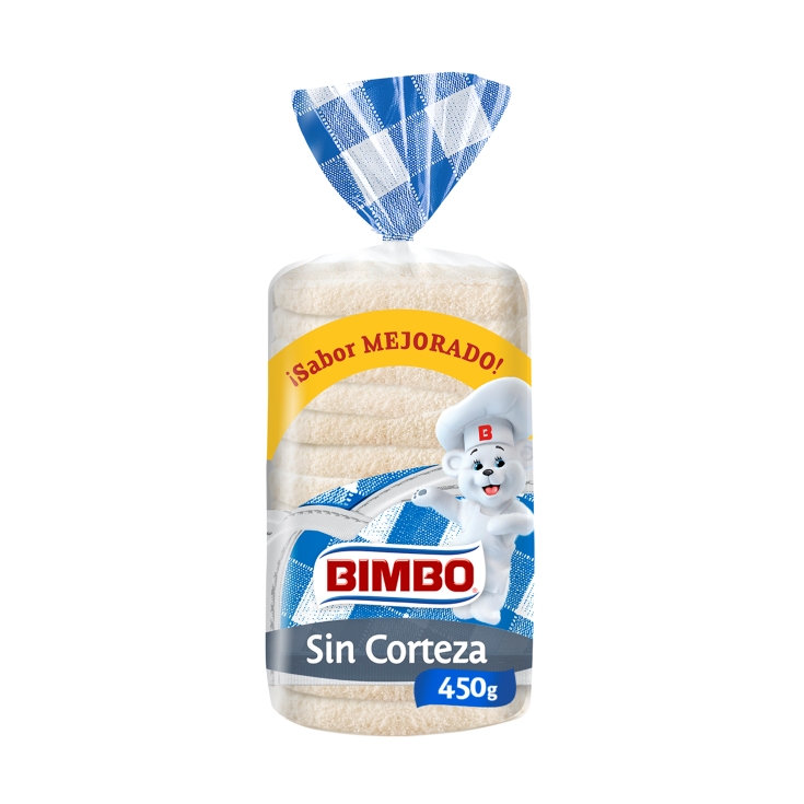 pan sin corteza, 450g