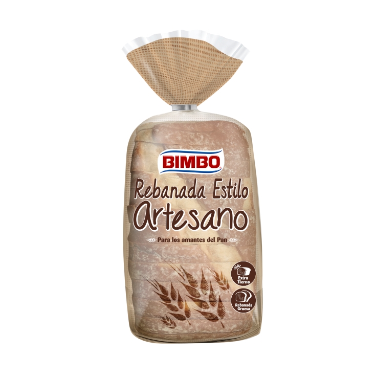 pan rebanada estilo artesano, 500g