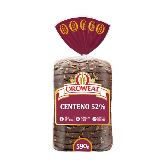 pan oroweat centeno y pipas girasol, 550g