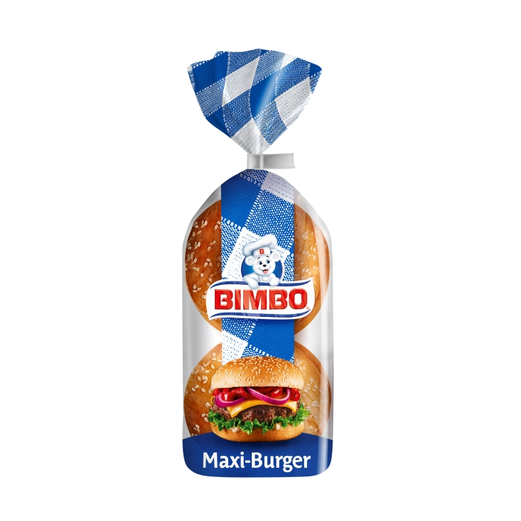 pan maxi burger 4ud, 300g