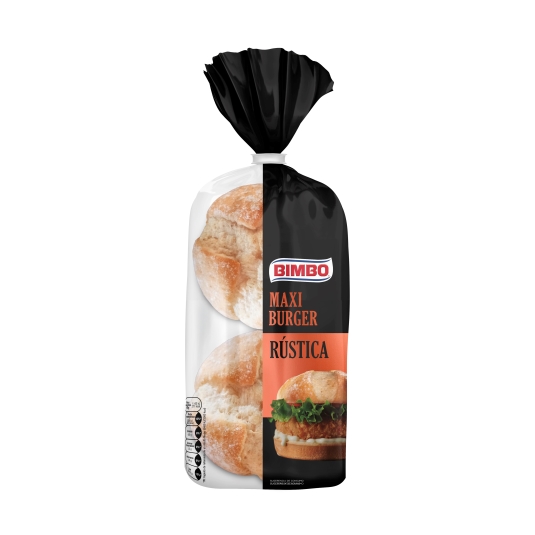 pan maxi burger rústica 4ud., 300g