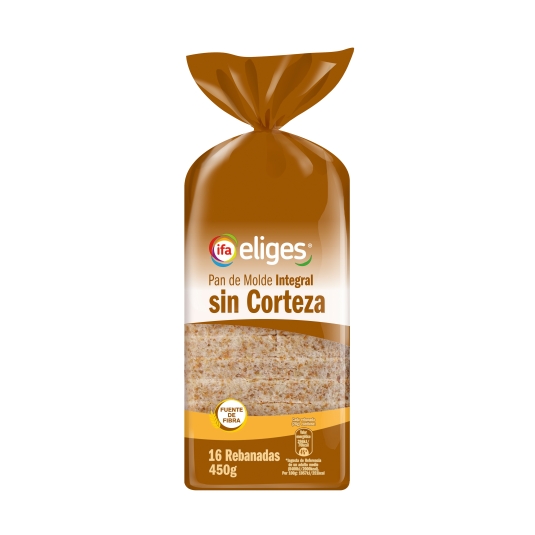 pan molde integral s/corteza, 450g