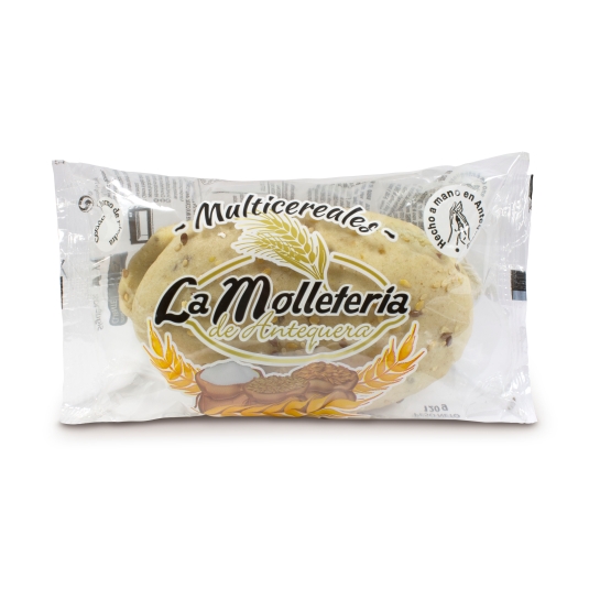 mollete mediano multicereal, 120g