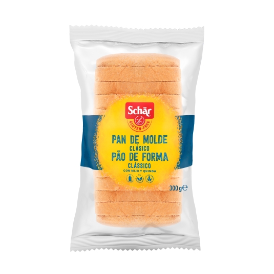 pan de molde clásico sin gluten, 300g