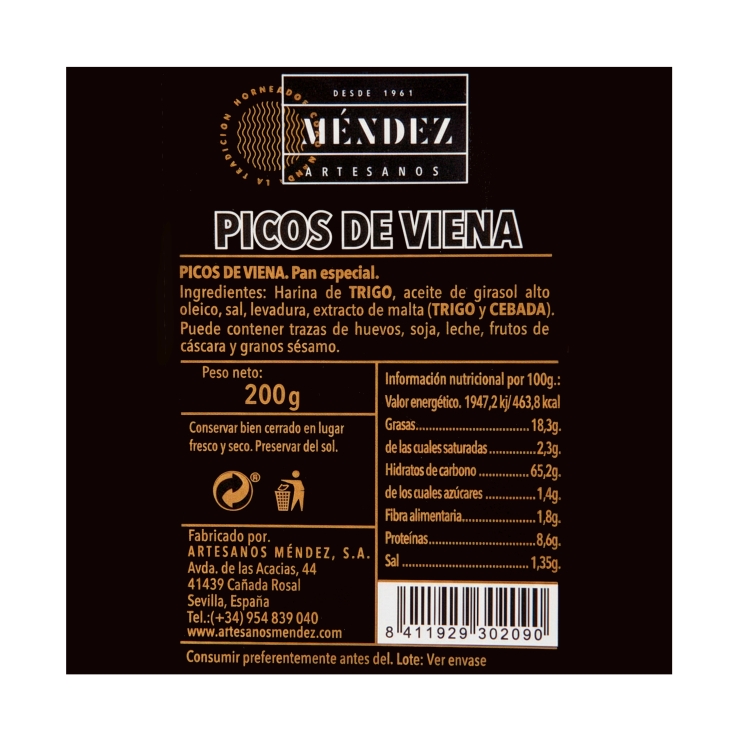picos de viena, 200g