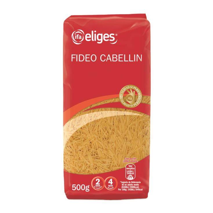 fideo cabellín, 500g