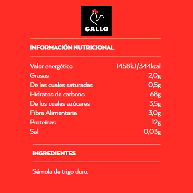 macarron rayado, 250g