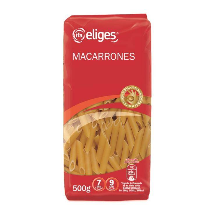 macarrones, 500g