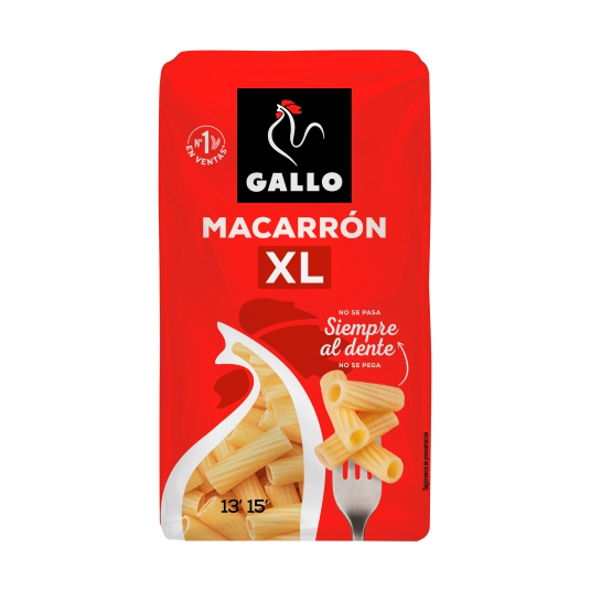 macarrón rayado xl, 450g
