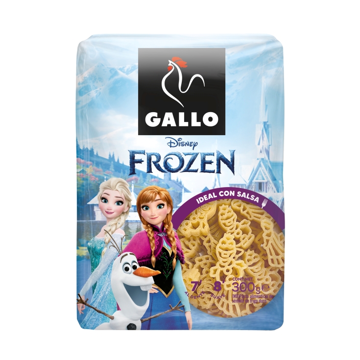 pastas disney frozen, 300g