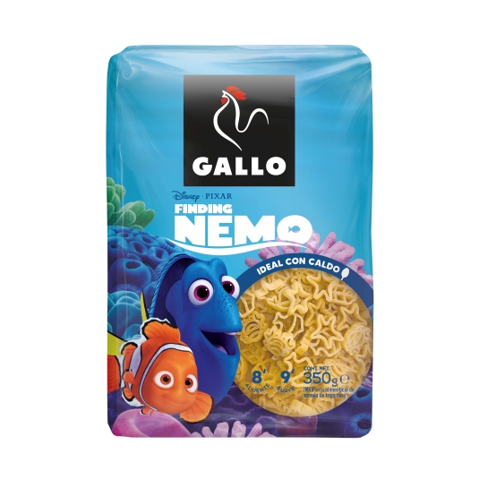 pastas disney nemo, 350g