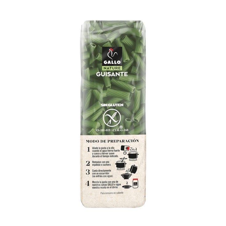 macarrón guisante, 250g