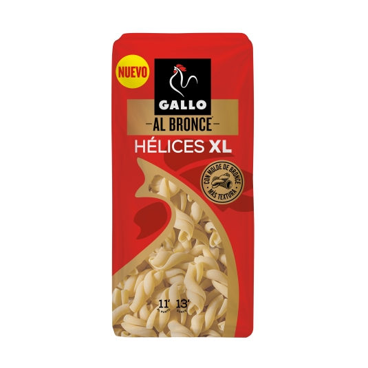 pasta hélices xl al bronce, 450g