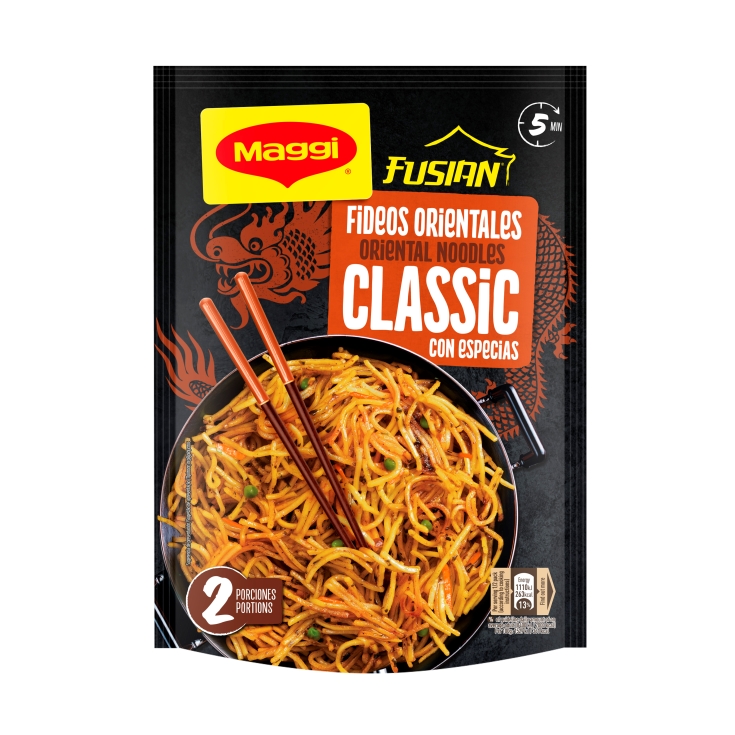 fideos orientales classic fusian, 121g