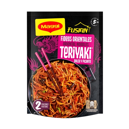 fideos orientales teriyaki fusian, 130g