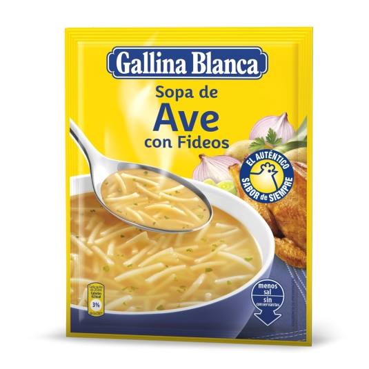 sopa ave fideos sobre, 76g