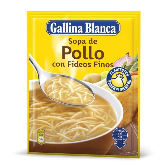 sopa pollo fideos sobre, 71g