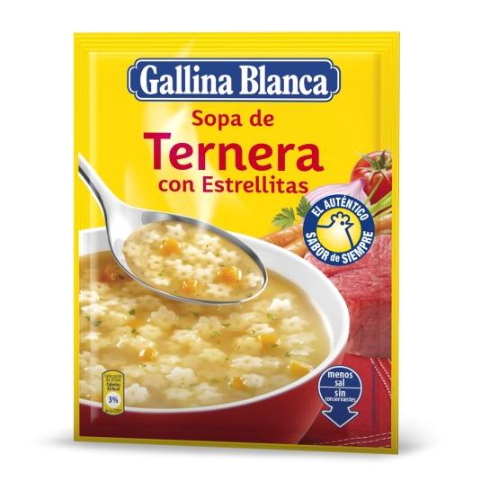 sopa ternera sobre, 74g