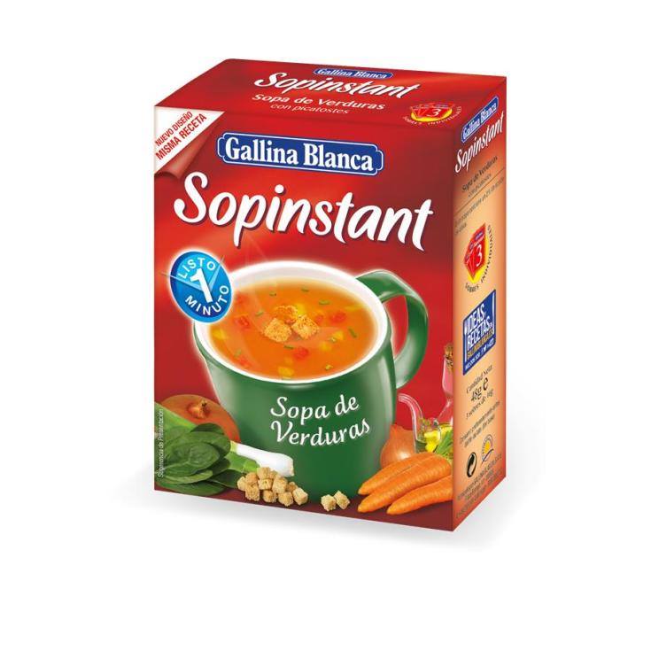 sopinstant sopa verduras, 51g