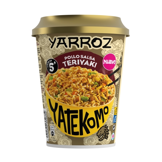 yarroz pollo salsa tariyaki vaso, 83g