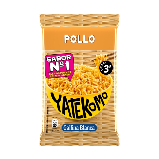 fideos yatekomo pollo bolsa, 79g