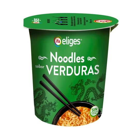 noodles sabor verduras vaso, 65g