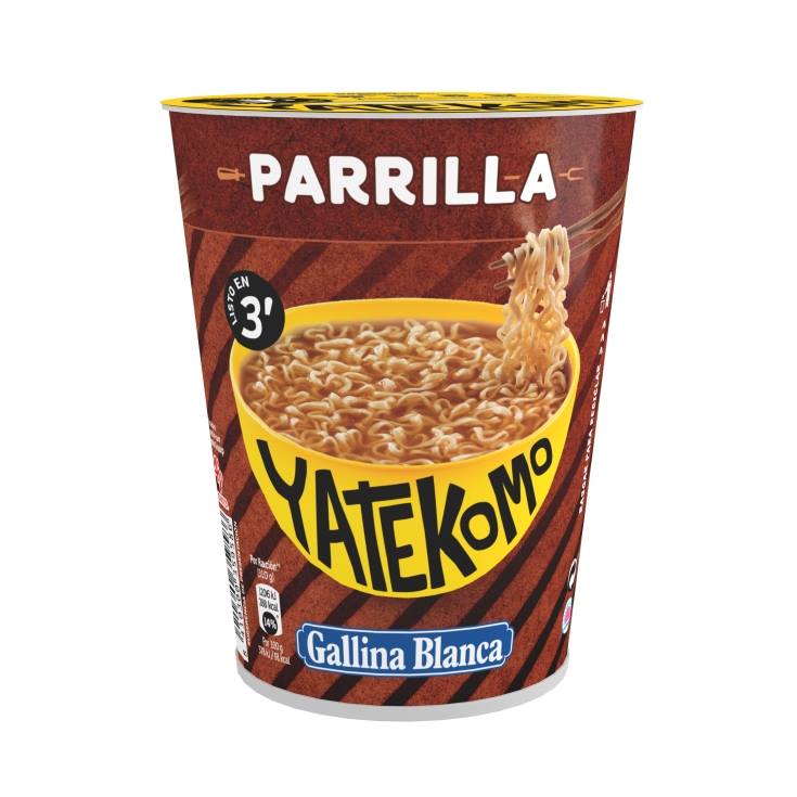 fideos orientales yatekomo parrilla vaso, 59g