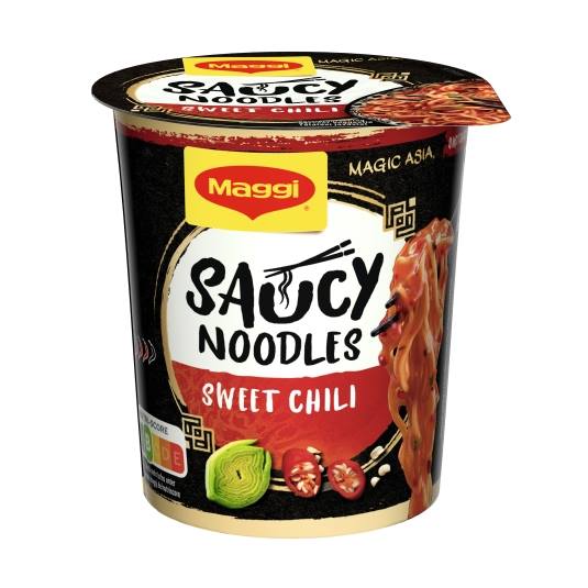 noodles saucy sweet chili cup, 75g