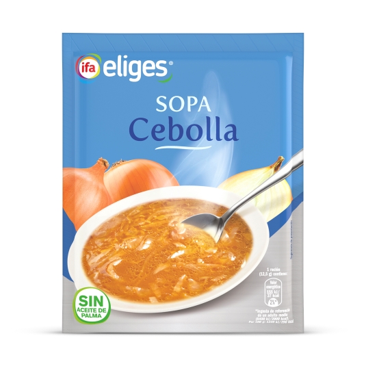 sopa de cebolla sobre, 50g