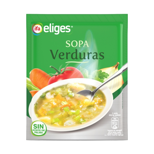 sopa de verduras sobre, 51g