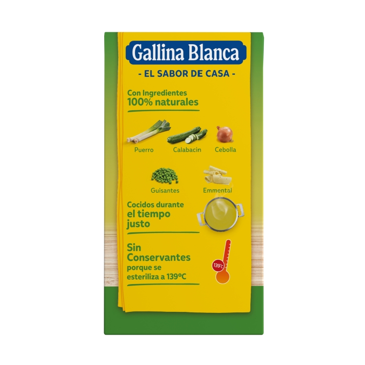 crema 7 verduras con emmental, 500ml