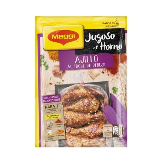 jugoso al horno al ajillo con perejil, 36g