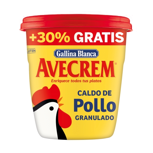 caldo de pollo granulado, 143g