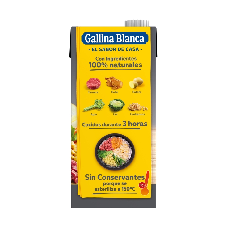 caldo casero de cocido, 1l