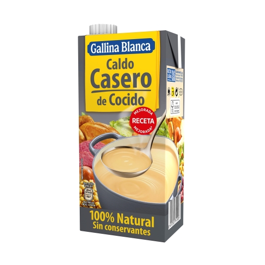 caldo casero de cocido, 1l