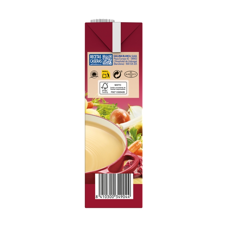 caldo casero de carne, 1l