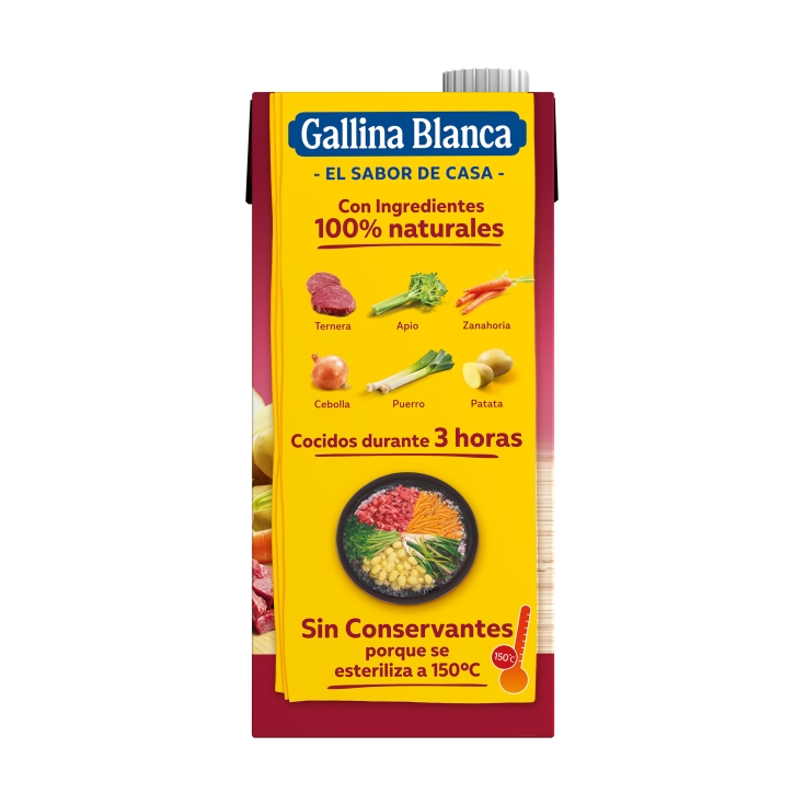 caldo casero de carne, 1l