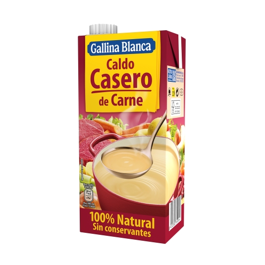 caldo casero de carne, 1l