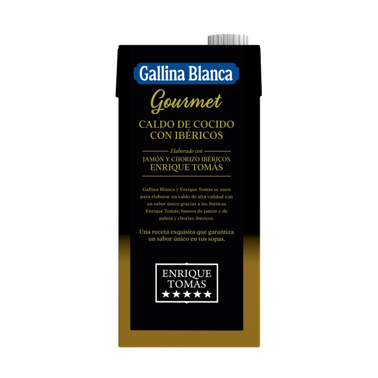caldo gourmet cocido con ibéricos, 1l