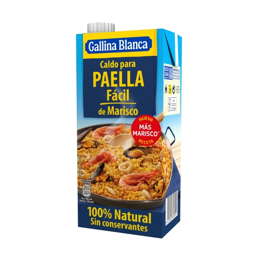 caldo para paella de marisco, 1l