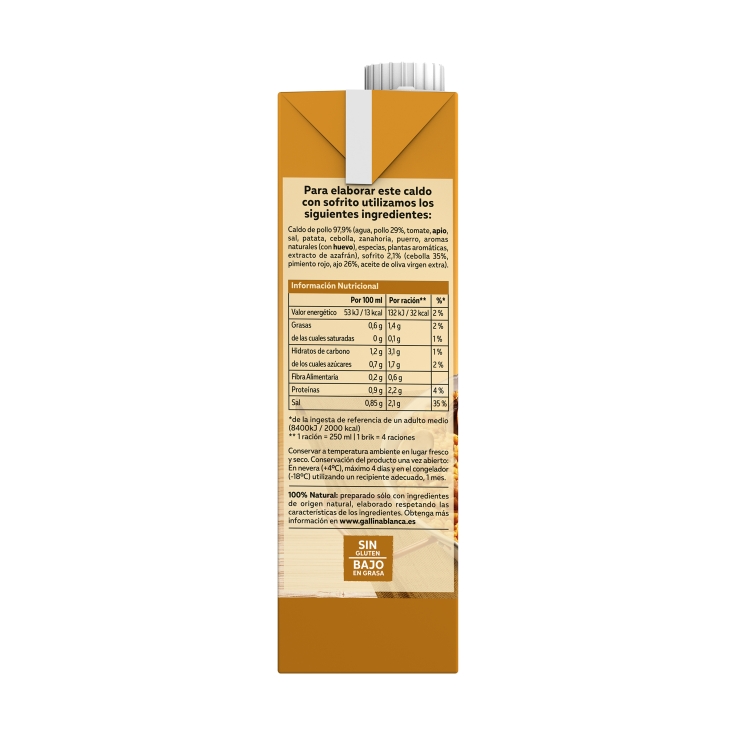 caldo para paella mixta, 1l