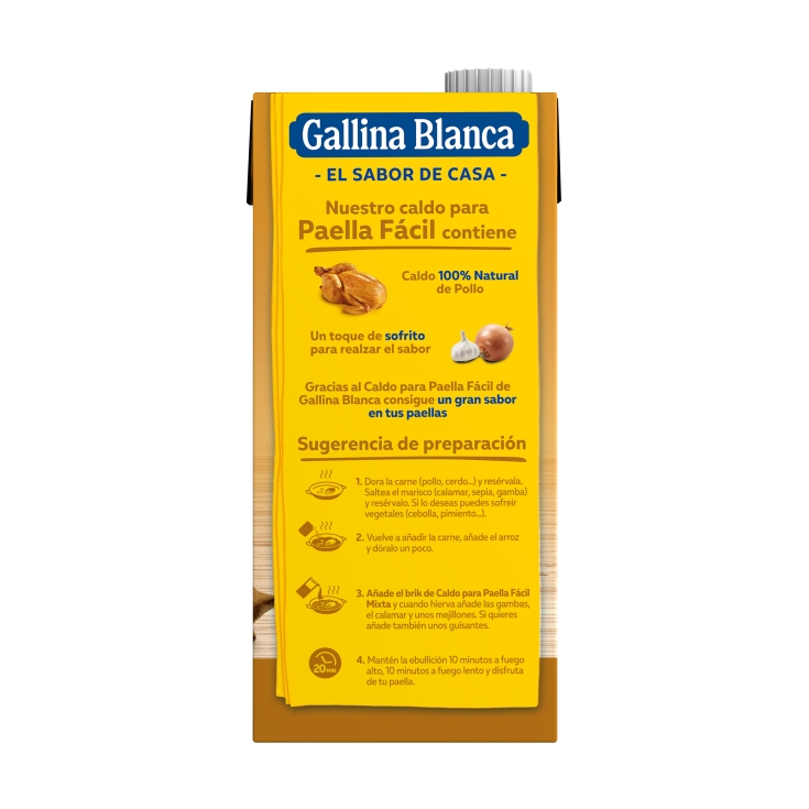 caldo para paella mixta, 1l